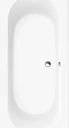 Villeroy & Boch UBA180CAS2V-RW Villeroy & Boch O.Novo duo bad acryl 1800 x 800 mm - wit mat - zonder poten