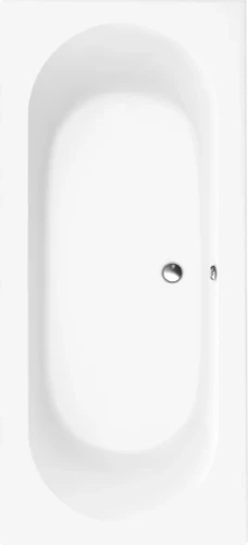 Villeroy & Boch O.Novo duo bad acryl 1800 x 800 mm - wit mat - zonder poten UBA180CAS2V-RW