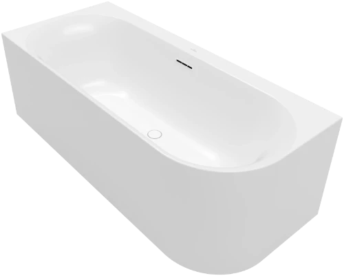 Villeroy & Boch Loop & Friends Marina bad back-to-wall links 1800 x 800 mm - wit mat UBA180MAR9CL00V-RW