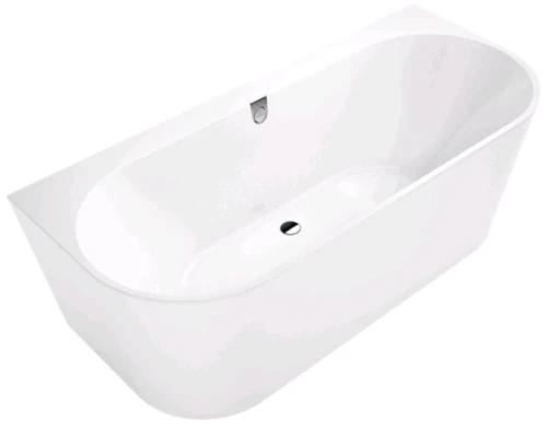 Villeroy & Boch UBQ180OBR9CD00V-01 Villeroy & Boch Oberon 2.0 bad back-to-wall quaryl 1800 x 800 mm - wit - met poten