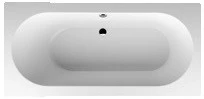 Villeroy & Boch Oberon bad quaryl 1900 x 900 mm - wit - met poten UBQ199OBE2V-01