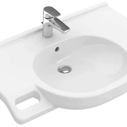 Villeroy & Boch Wastafel Villeroy & Boch O.novo wit 800x550mm rechthoekig 41208001