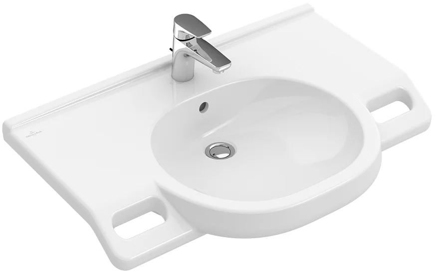 Villeroy & Boch Wastafel Villeroy & Boch O.novo wit 800x550mm rechthoekig 41208001