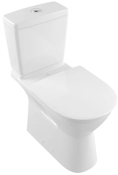 Villeroy & Boch Staande wc Villeroy & Boch O.novo Vita diep spoelrand 36x71x wit uitlaat horizontaal (PK) 4620H701