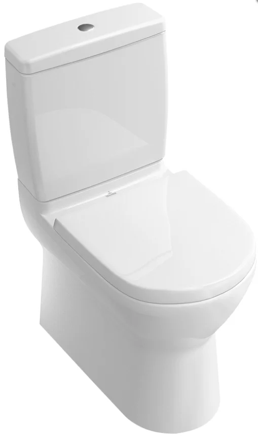 Villeroy & Boch Staande wc Villeroy & Boch O.novo diep spoelrand 36x64x wit uitlaat horizontaal (PK) 56581001