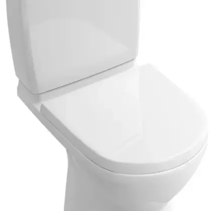 Villeroy & Boch Staande wc Villeroy & Boch O.novo diep open spoelrand 36x61x wit vuilafstotend uitlaat horizontaal (PK) 5689R0R1