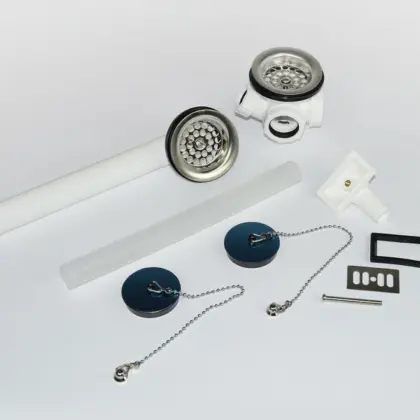 Villeroy & Boch VB 94290061 O.NOVO OVERLOOPGARNITUUR VERCHROOMD V&B 94290061