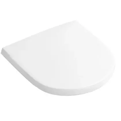 Villeroy & Boch WC-zitting Villeroy & Boch O.novo wit scharnier vertragend met snelbevestiging zitting duroplast 9M38S101