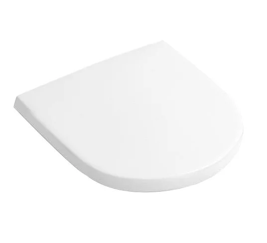 Villeroy & Boch WC-zitting Villeroy & Boch O.novo wit scharnier vertragend met snelbevestiging zitting duroplast 9M38S101