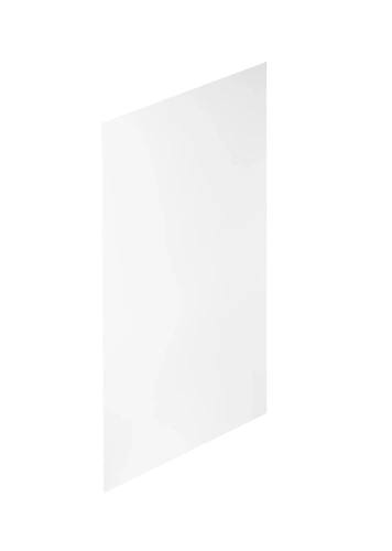 Solid wandpaneel recht 2500 x 700 x 9 mm - wit - verzaagbaar WP.BLR.070250.F001.STG