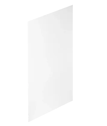WP.BLR.090250.F001.STG Solid wandpaneel recht 2500 x 900 x 9 mm - wit - verzaagbaar