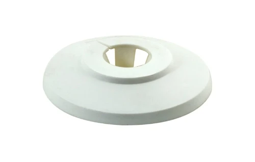 Walraven BIS enkele afdekrozet 15 mm - wit 0671415
