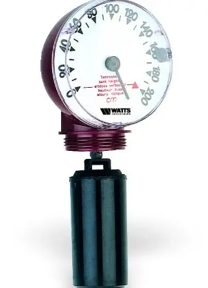 Watts Meca M200V verticale mechanische peilmeter 6/4 M 0103100