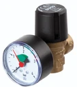 Watts 0210130 Watts SVH overdrukventiel met manometer FF 1/2 x 1/2 - 3 bar
