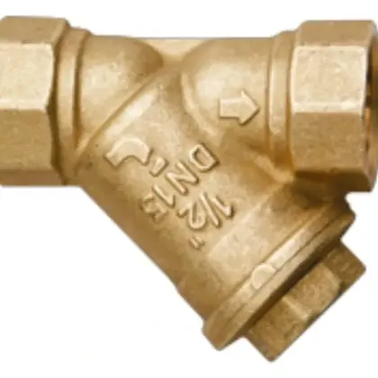 Watts 0566225 Watts messing Y-filter met inox zeef FF 4/4 x 4/4