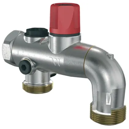 Watts Veiligheidsgroep GSM M/F 1 inch gebogen draaibare uitloop (ex 0010031015) 1854555