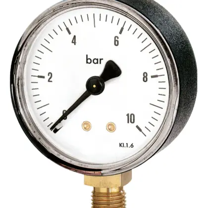 Watts Manometer in staal radial 1/4 B 63 G 0 - 10 bar Watts 3343110