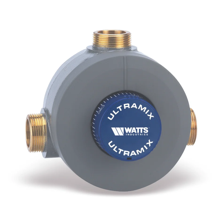 Watts Ultramix Mengventiel Thermost. M/M/M 1 5-120L/m Epoxy Watts TX93E