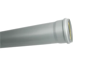 Wavin PVC RIO buis met mof 125 x 3,2 mm (lengte 3m) - grijs - prijs per meter 1012112003