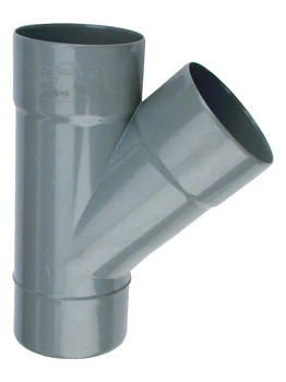 Wavin PVC lijm T-stuk 45° MFF 75 x 75 x 75 mm 3102107004