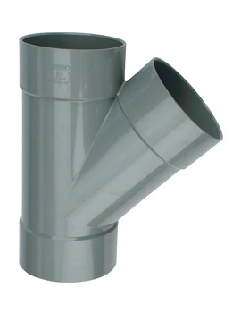 Wavin PVC lijm T-stuk 45° FFF 50 x 50 x 50 mm 3102205004