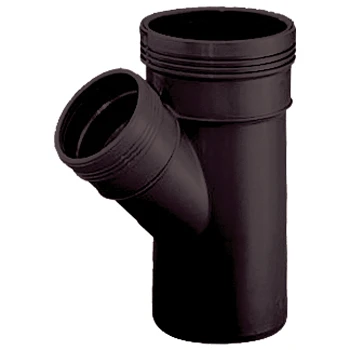 Wavin 3412111074 Wavin Wafix PP verloop T-stuk 45° MFF 110 x 75 x 110 mm