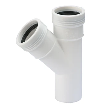 Wavin 3422104004 Wavin Wafix PP wit T-stuk 45° MFF 40 x 40 x 40 mm