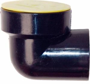 Wavin 3701504000 Wavin PE aansluitbocht 90° 40 x 46 mm