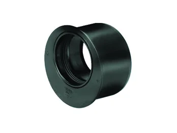 Wavin PP manchetverloopmof 110x90mm MF excentrisch zwart BENOR-keur afvoer/sanitair Wavin Wafix PP 3414211090