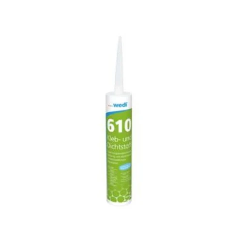 Wedi 076902002 Wedi Acces 610 lijm- en afdichtmiddel (koker 310 ml) - prijs per stuk