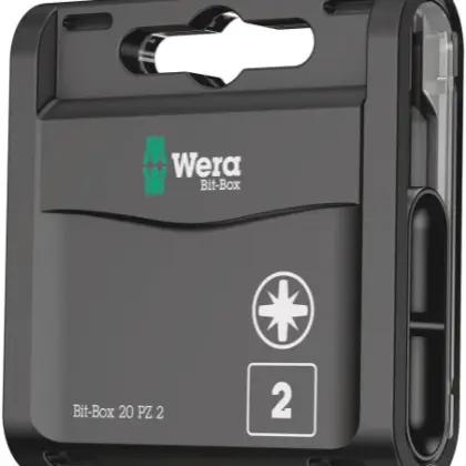Wera WER05057760001 Wera Bit-Box 20 PZ 2 set bits Pozidriv (20-delig)