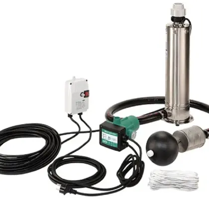 Wilo 2543632 Wilo SUB TWI 5-SE-304EM-PNP/3 dompelpomp voor regenwatertank + HiControl1 EK + drijvende aanzuig met filter