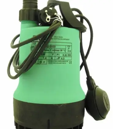 Wilo 4048412 Wilo Drain TM 32/7 dompelpomp met vlotter en kabel 4m