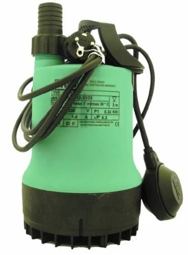 Wilo Drain TM 32/7 dompelpomp met vlotter en kabel 4m 4048412