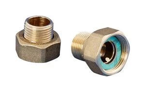 Wilo 4092743 Wilo Acces messing pompkoppeling MF 4/4 x 1/2 M (set 2st) - prijs per set