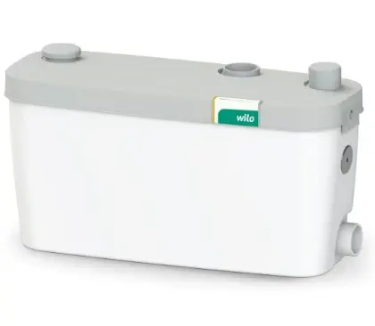 Wilo 4191680 Wilo HiDrainLift 3-37 afvalwater opvoerpomp met aktief koolfilter en ingebouwde terugslagklep