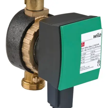 Wilo Circulatiepomp Wilo Star-Z NOVA 10bar . L=138mm . Hmax=1m . 1"M . sanitaire toepassing Qmax=6.05m3/h A 4132761