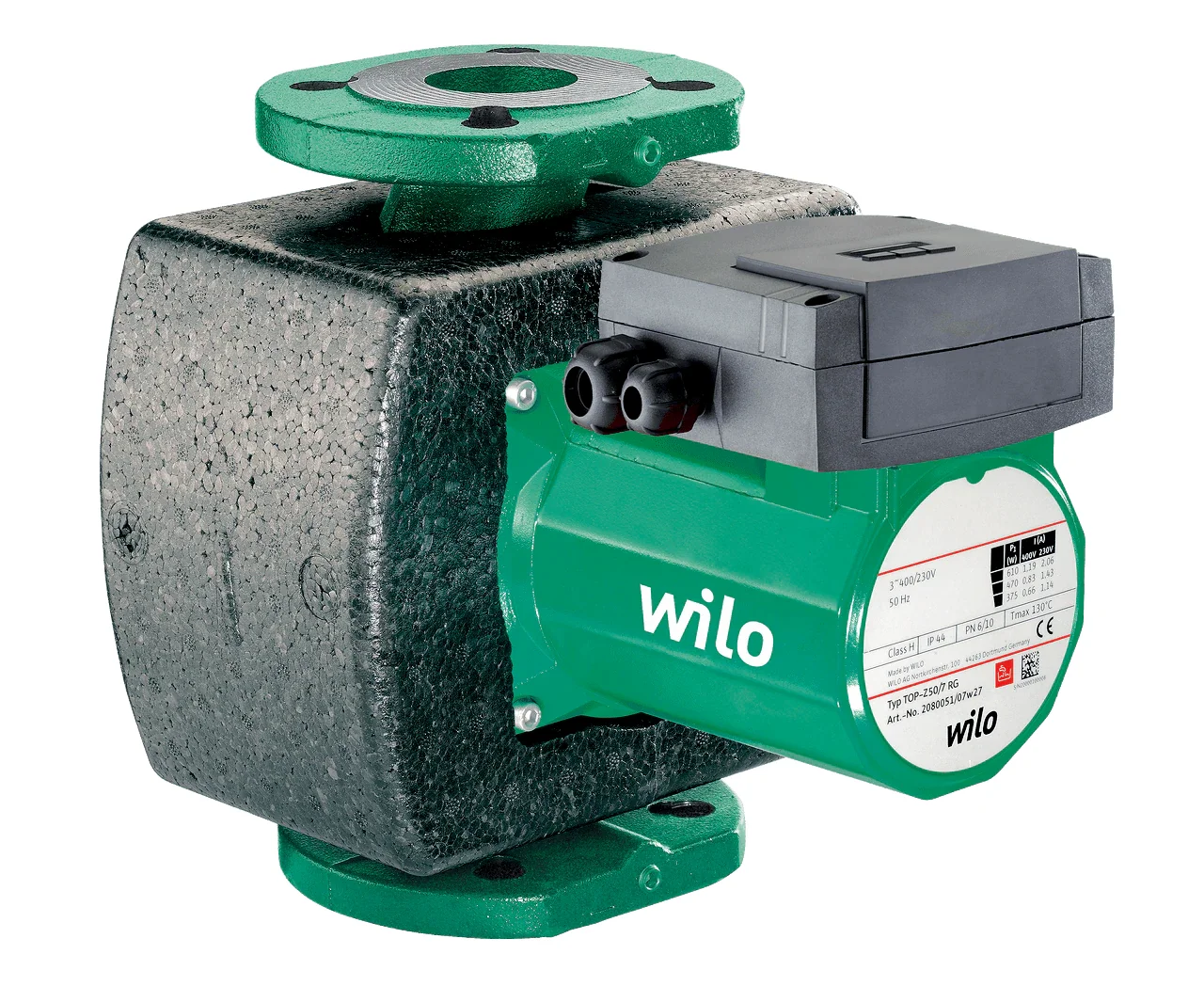 Wilo Circulatiepomp Wilo TOP-Z 10bar . L=250mm . Hmax=7m . DN40-PN6 . sanitaire toepassing 40/7 2046631