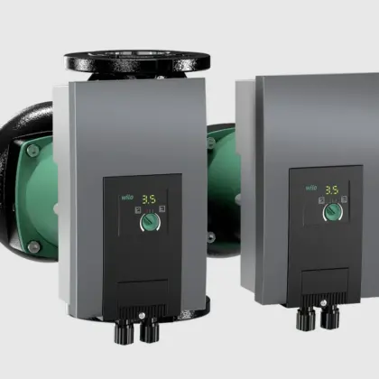 Wilo Dubbele circulatiepomp Wilo Yonos MAXO-D 10bar . L=360mm . Hmax=12m . DN80-PN10 . EEI <= 0.23 Qmax=270m3/h 80/0