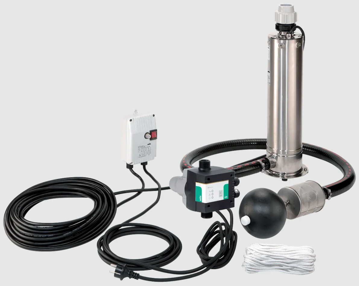 Wilo Zelfaanzuigende horizontale pomp Wilo Sub TWI inox Qmax=6.7m3/h Hmax=47.7m 5-SE 304 3415046