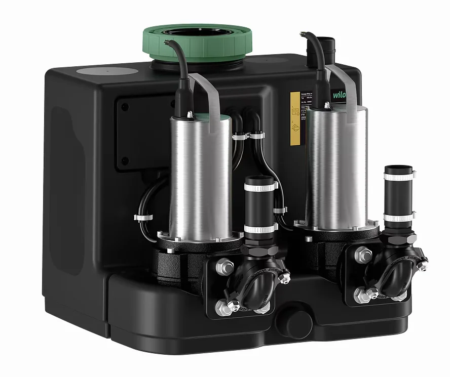 Wilo Waterpompunit (vuilwater/regen)DN100 DN32 14m3/h 18m 6095528