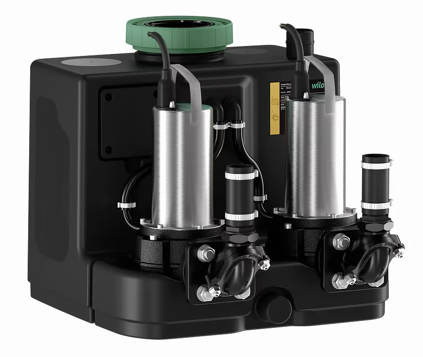 Wilo Waterpompunit (vuilwater/regen)DN100 DN80 31m3/h 11.5m 6095530