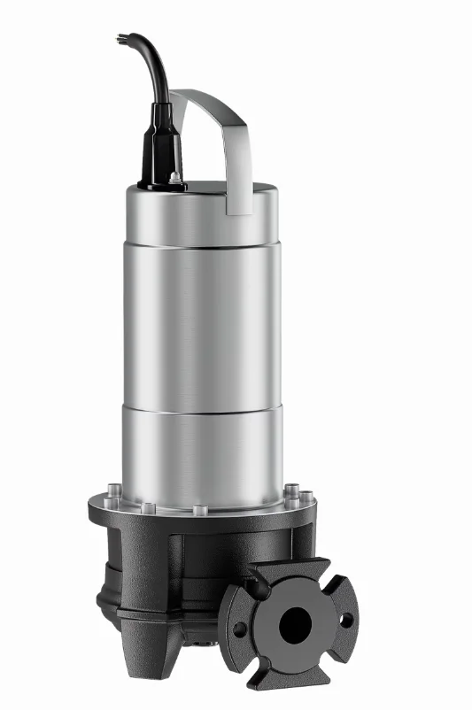 Wilo Fecaliendompelpomp gietijzer Hmax=28m Qmax=18.5m3/h 1x220-240V stroomkabel=10m Wilo Rexa FIT S03-112A/21M011-523/P 6098141