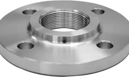 ZNB Draadflens en1092-1/13 PN16 ZWART 1.1/2 DN40 4 boringen gat 18mm/asafstand 110mm 2566ZH