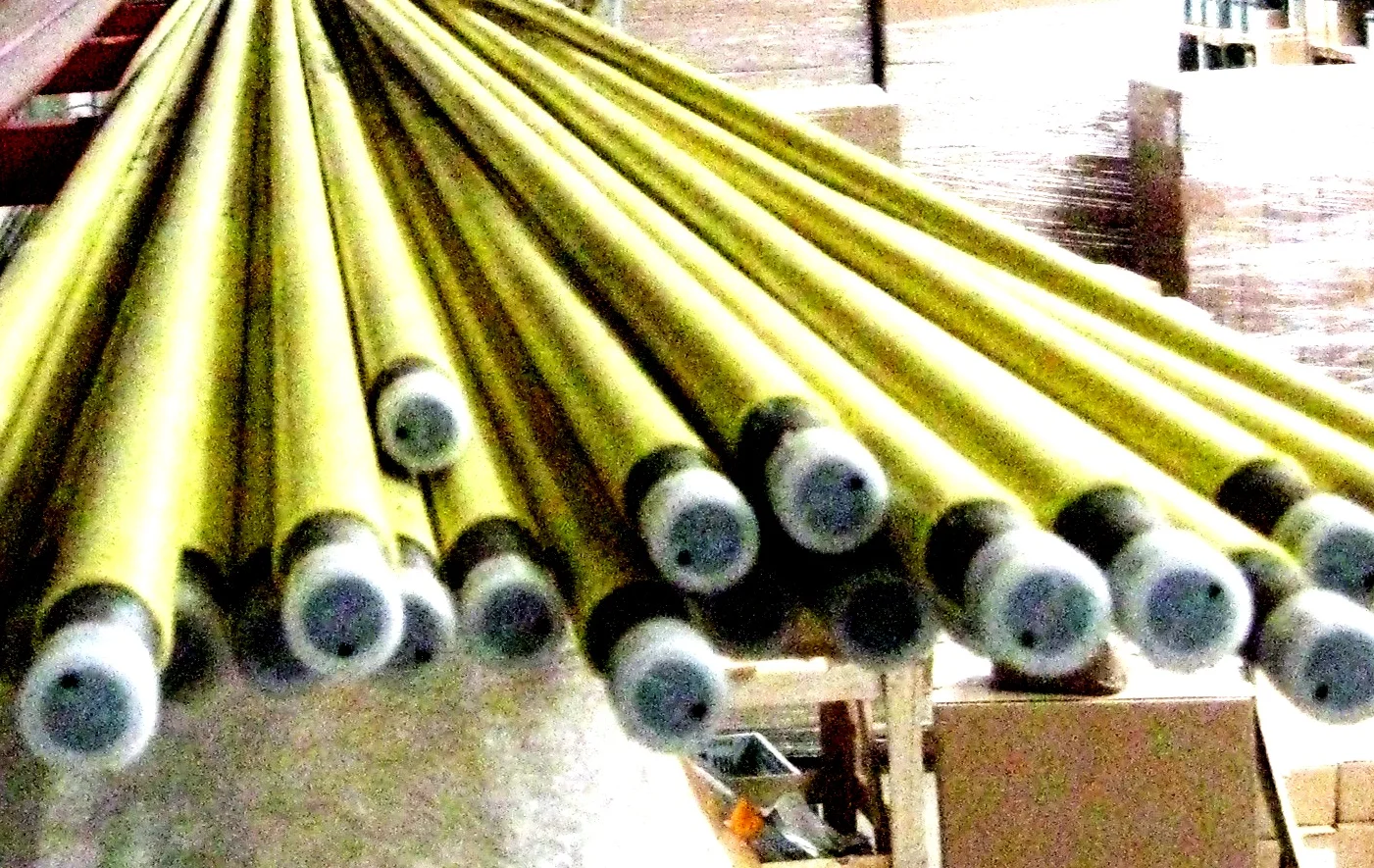 ZNB Gasbuis kunststof ommanteld 5/4" geel lengte 6m POLZG