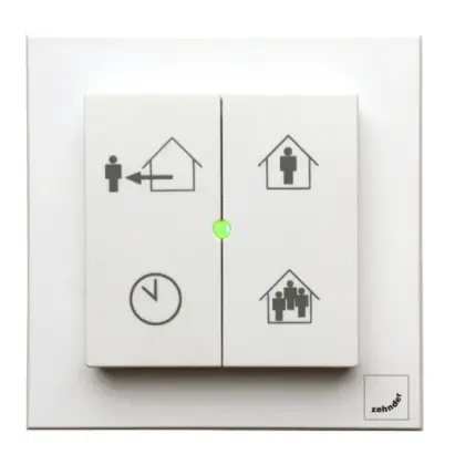 Zehnder EVO Switch - draadloze bediening met 4 drukknoppen 471100017