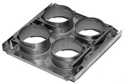 Zehnder 990323611 Zehnder ComfoWell 220 aansluitplaat 4x ComfoTube 90 - CW-M 220