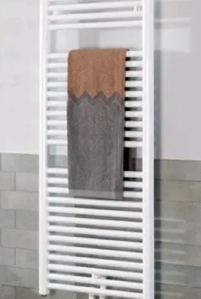 Zehnder TE-180-050/TF Zehnder Toga elektrische handdoekradiator 1807 x 510 mm - 900 W - RAL 9016 verkeerswit