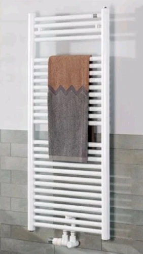 Zehnder Toga elektrische handdoekradiator 1807 x 510 mm - 900 W - RAL 9016 verkeerswit TE-180-050/TF