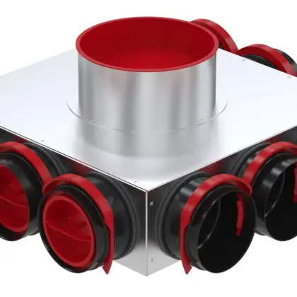 Zehnder Verdeelbox ventilatie Zehnder ComfoCube Ø160mm staal 160mmmm 90 990323078